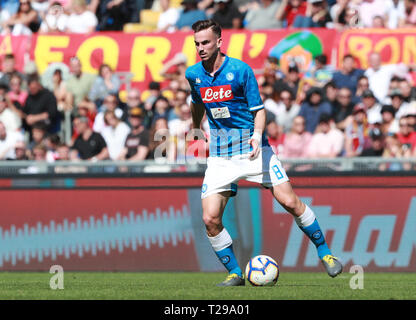 Rom, Italien. 31 Mär, 2019. Serie A Fussball, Roma gegen Napoli; Fabian Ruiz von Napoli Credit: Aktion plus Sport/Alamy leben Nachrichten Stockfoto