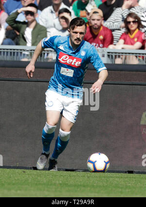 Rom, Italien. 31 Mär, 2019. Mario Rui von Neapel während der italienischen Serie A Fußball Spiel, als Roma - SSC Napoli im Stadio Olimpico in Rom, Italien, 31. März 2019 Credit: agnfoto/Alamy leben Nachrichten Stockfoto