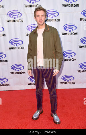 Dan Stevens am Fotoshooting für die FX-TV-Serie 'Legion' bei der WonderCon 2019 im Anaheim Convention Center. Anaheim, 29.03.2019 | Verwendung weltweit Stockfoto