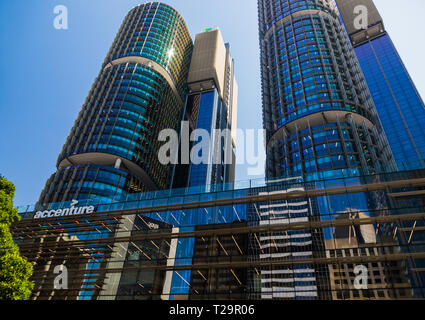 Ein weiteres Beispiel für nachhaltige Büro Sydney's Gebäude ist die Accenture Gebäude in Barangaroo, Sydney. Das Unternehmen ist in Internatio gelegen Stockfoto