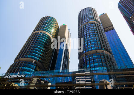 Ein weiteres Beispiel für nachhaltige Büro Sydney's Gebäude ist die Accenture Gebäude in Barangaroo, Sydney. Das Unternehmen ist in Internatio gelegen Stockfoto