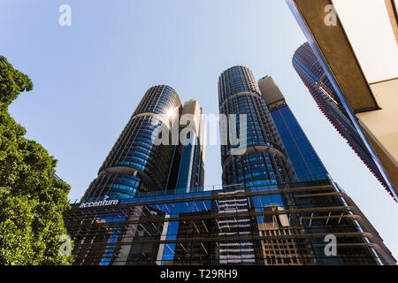 Ein weiteres Beispiel für nachhaltige Büro Sydney's Gebäude ist die Accenture Gebäude in Barangaroo, Sydney. Das Unternehmen ist in Internatio gelegen Stockfoto