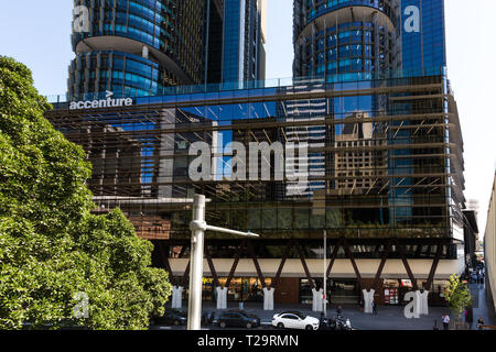 Ein weiteres Beispiel für nachhaltige Büro Sydney's Gebäude ist die Accenture Gebäude in Barangaroo, Sydney. Das Unternehmen ist in Internatio gelegen Stockfoto