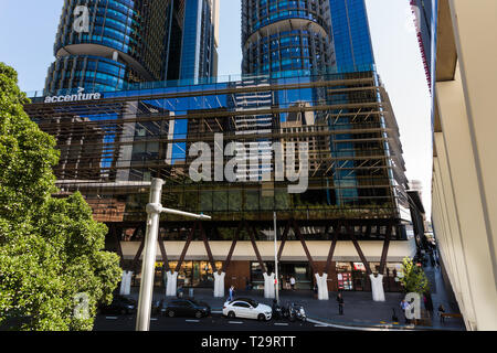 Ein weiteres Beispiel für nachhaltige Büro Sydney's Gebäude ist die Accenture Gebäude in Barangaroo, Sydney. Das Unternehmen ist in Internatio gelegen Stockfoto