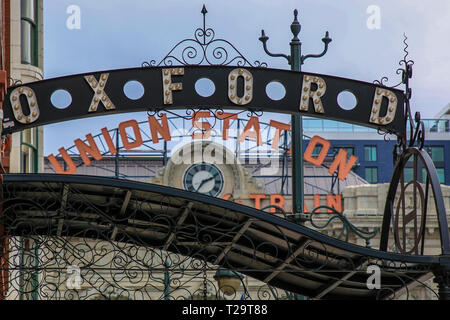 Oxford Hotel vor der Union Station in Denver Colorado Stockfoto