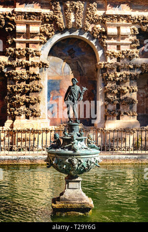 Real Alcázar de Sevilla, Andalousie, Espagne/Real Alcázar von Sevilla, Andalusien, Spanien Stockfoto