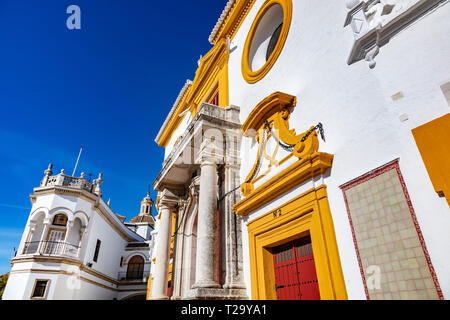 Arènes de la Maestranza de Sevilla, Andalousie, Espagne/Arenen der Maestranza in Sevilla, Andalusien, Spanien Stockfoto