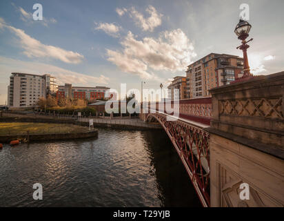 Crown Point Bridge in Leeds, West Yorkshire, UK Stockfoto