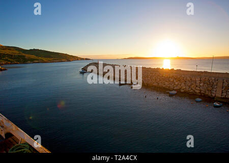 Malta-Gozo-Fährdienst auf dem Gozo Channel, Malta Stockfoto