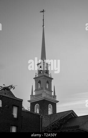 Boston, MS, USA, Dezember 9 2018 - Harvard Universität wurde im Jahre 1636 finanziert und benannt nach seinem ersten Wohltäter John Harvard Stockfoto