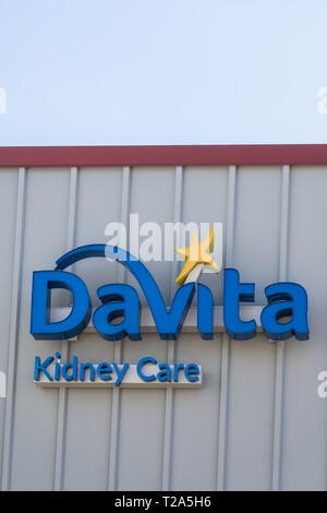 Lansdale, PA - 19. März 2019: DaVita Niere-obacht auf Valley Forge Straße ist ein Dialysezentrum. DaVita Niere-obacht ist eine Abteilung von DaVita, Inc., ein Fortun Stockfoto