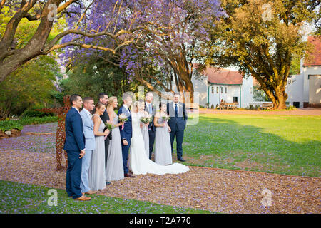 Hochzeit in St. Andrew's School für Mädchen Stockfoto