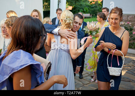 Hochzeit in St. Andrew's School für Mädchen Stockfoto