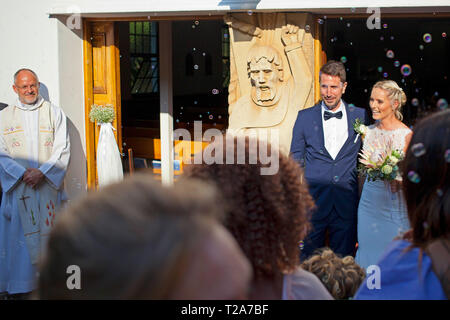 Hochzeit in St. Andrew's School für Mädchen Stockfoto