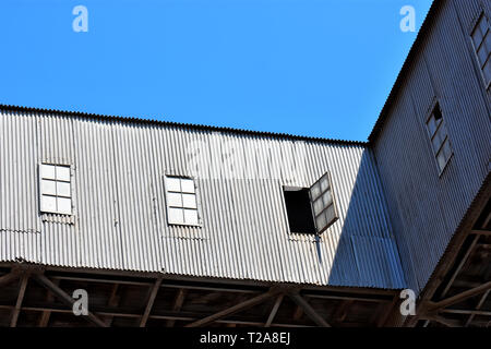 Anghel Saligny Silos an maritimen Hafen Constanta, Rumänien Stockfoto