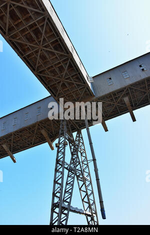 Anghel Saligny Silos an maritimen Hafen Constanta, Rumänien Stockfoto