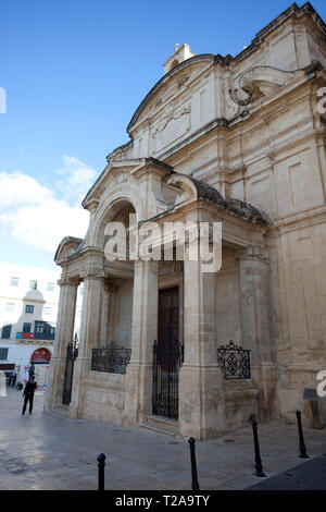 Katharinenkirche von Italien in Valletta, Malta Stockfoto
