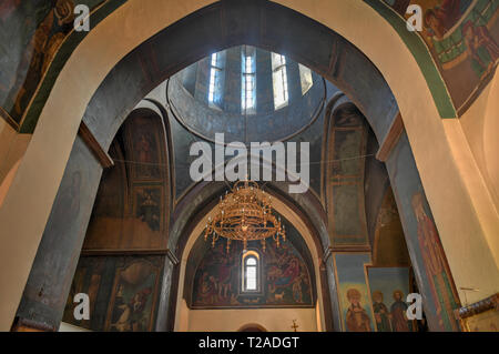 Tiflis, Georgien - 11. Juli 2018: Die Kirche St. Nikolaus - der Tempel der georgisch-orthodoxen Kirche in Tiflis, Georgien. Stockfoto