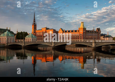 Riddarholmen in Stockholm, Schweden Stockfoto