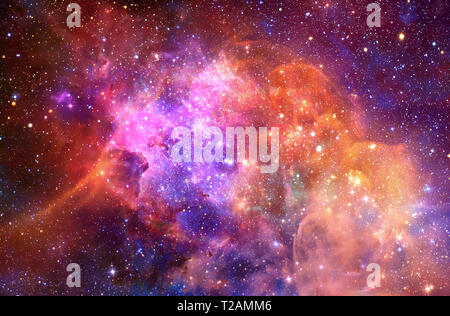 Abstrakte Kunst digitale Glatt schöne bunte galaxy Hintergrund Stockfoto