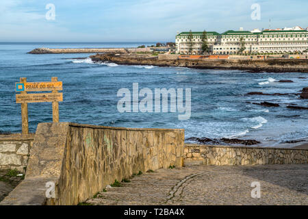 North Beach in Ericeira. Dorf in der Nähe von Lissabon. Portugal Stockfoto