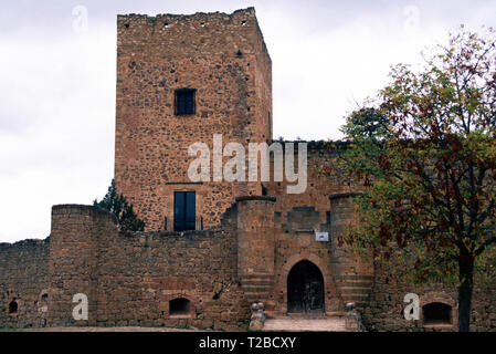 Pedraza Burg Pedraza, Spanien Stockfoto