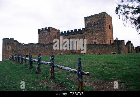 Pedraza Burg Pedraza, Spanien Stockfoto