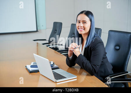 Freundliche weibliche Unternehmer Stockfoto