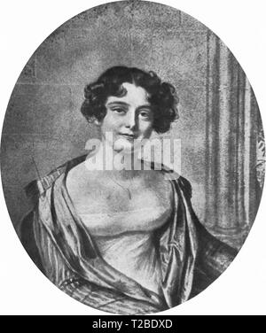 Jane Griffin, 24 Jahre. Später Lady Jane Franklin. 1816 Stockfoto