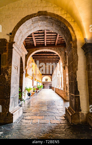 Innenhof des Klosters Santo Domingo in Cusco. Peru Stockfoto