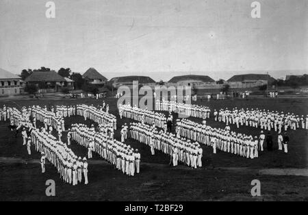 Spanisch Artillerie Regiment während die philippinische Kampagne Stockfoto