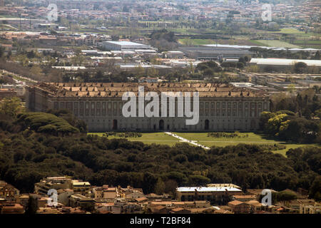 Reggia di Caserta anzeigen Stockfoto