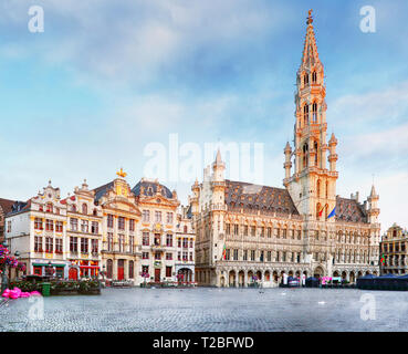 Die Grand Place in Brüssel, Belgien Stockfoto