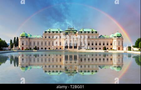 Schloss Belvedere in Wien - Österreich Stockfoto