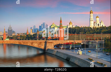 Stadtbild in Russland Moskau, Kreml Stockfoto