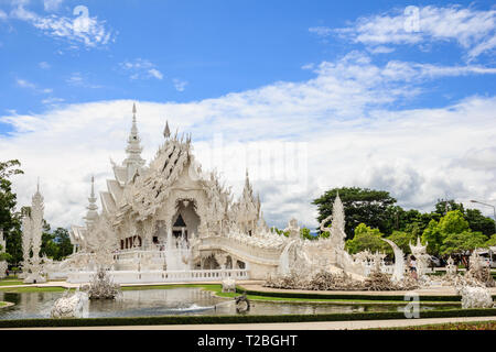 Wat Rong Khun in Chiang Rai in Thailand Stockfoto