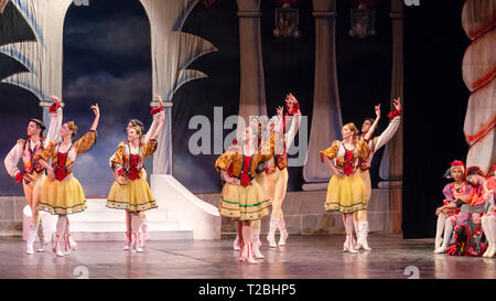 Cuban National Ballet spielt „Cinderella“ in Tearo La Caridad, Santa Clara, Kuba Stockfoto