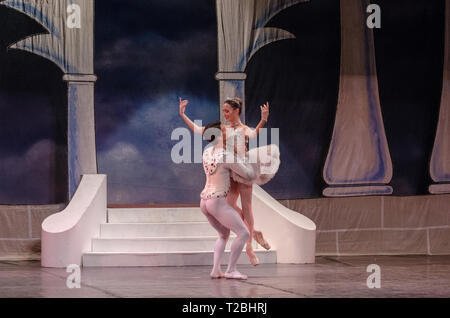 Cuban National Ballet spielt „Cinderella“ in Tearo La Caridad, Santa Clara, Kuba Stockfoto