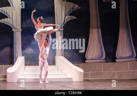 Cuban National Ballet spielt „Cinderella“ in Tearo La Caridad, Santa Clara, Kuba Stockfoto