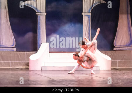 Cuban National Ballet spielt „Cinderella“ in Tearo La Caridad, Santa Clara, Kuba Stockfoto