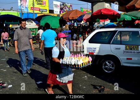 Eis - gamarra Markt in Lima. Abteilung von Lima Peru Stockfoto