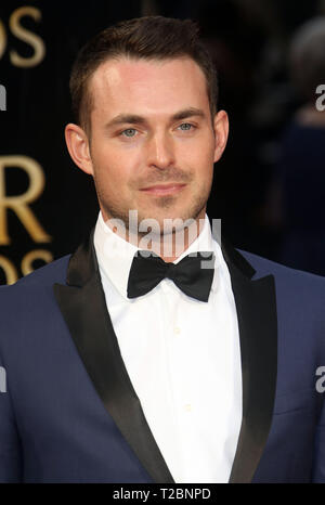 Apr 03, 2016 - London, England, UK-Olivier Awards 2016 am Royal Opera House, Covent Garden - Roter Teppich Ankünfte Foto zeigt: Jules Ritter Stockfoto