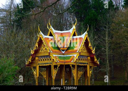 Thai Pagode im Westpark München, Deutschland Stockfoto