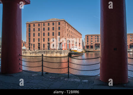 Das Merseyside Maritime Museum am Albert Dock in Liverpool. Stockfoto