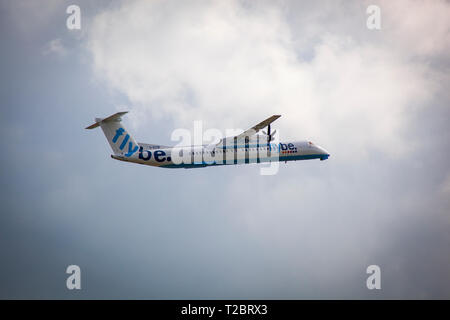 FlyBe commuter Plane Stockfoto