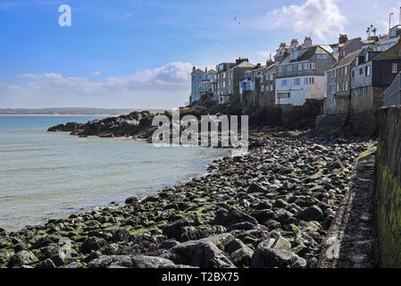 St Ives Cornwall Nebensaison Stockfoto