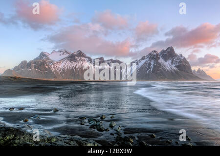 Stokksnes, Hornafjördur, Johannesburg, South Island, Island, Europa Stockfoto