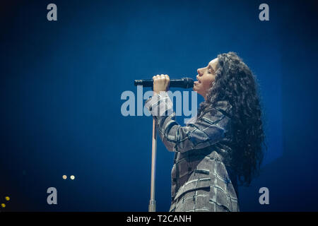 Schweiz, Zürich - 31. März 2019. Der kanadische Sänger und Songwriter Alessia Cara führt ein Live Konzert im Hallenstadion in Zürich. (Foto: Gonzales Foto - Tilman Jentzsch). Credit: Gonzales Foto/Alamy leben Nachrichten Stockfoto