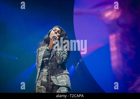 Schweiz, Zürich - 31. März 2019. Der kanadische Sänger und Songwriter Alessia Cara führt ein Live Konzert im Hallenstadion in Zürich. (Foto: Gonzales Foto - Tilman Jentzsch). Credit: Gonzales Foto/Alamy leben Nachrichten Stockfoto
