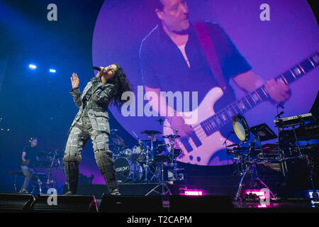 Schweiz, Zürich - 31. März 2019. Der kanadische Sänger und Songwriter Alessia Cara führt ein Live Konzert im Hallenstadion in Zürich. (Foto: Gonzales Foto - Tilman Jentzsch). Credit: Gonzales Foto/Alamy leben Nachrichten Stockfoto